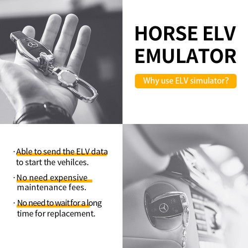 XHORSE ELV Emulator Renew ESL for Benz 204 207 212 work with VVDI MB tool