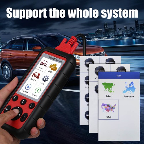 [UK/EU Ship]  Autel MaxiDiag MD808 Pro All System Scanner Support BMS/ Oil Reset/ SRS/ EPB/ DPF/ SAS/ ABS Lifetime Free Update