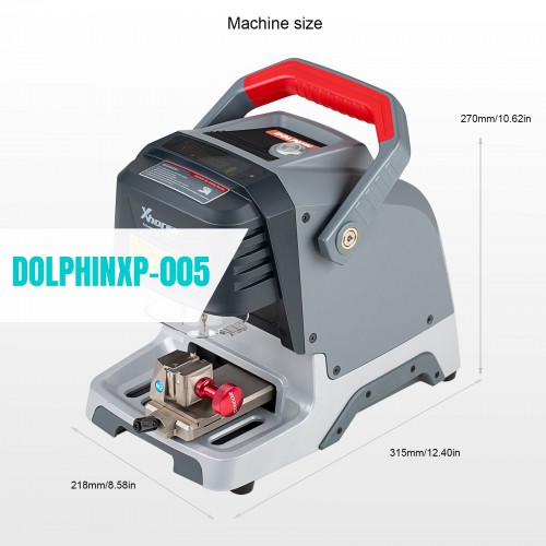 Xhorse Dolphin XP-005 Automatic Key Cutting Machine for All Key Lost with Built-in Battery Works on Mobile Phone APP