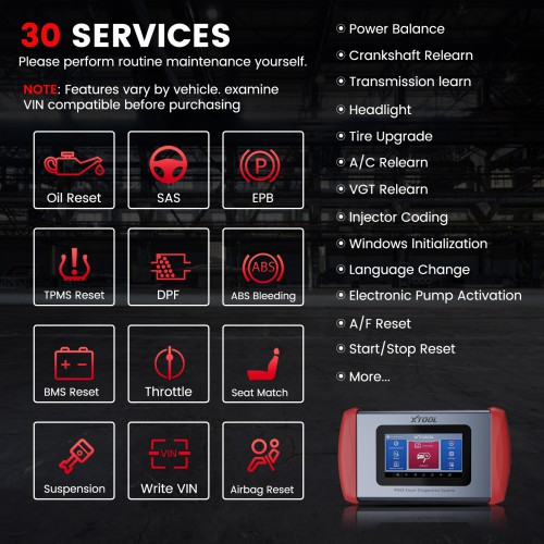 [Lifetime Free Update]  New XTOOL Inplus IP608 OBD2 Scanner Diagnostic Tool with CAN FD, 30+ Services, All System Scan Tool, ABS Bleeding
