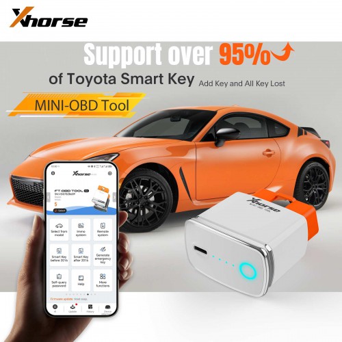 [4% OFF AUTO] Best Selling Xhorse MINI-OBD Tool XDMOT0GL Toyota Add Keys All Keys Lost