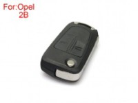 Remote Key shell 2 buttons use for original board size HU100 for Opel 5pcs/Lot
