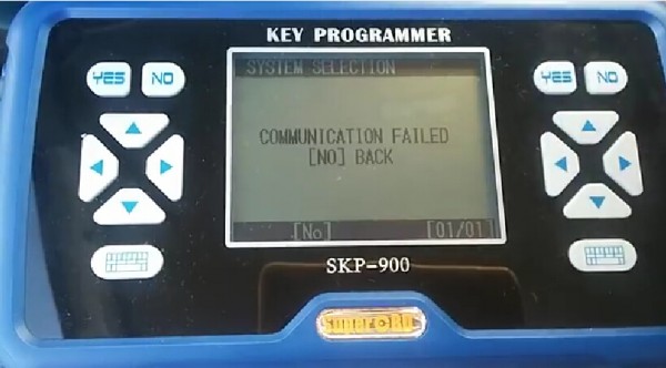 skp900-communication-failed