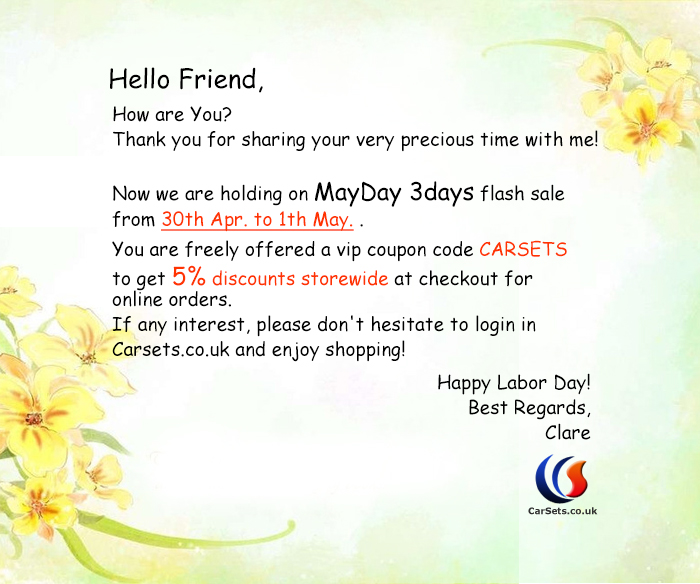 MayDay 3 Days Flash Sale 