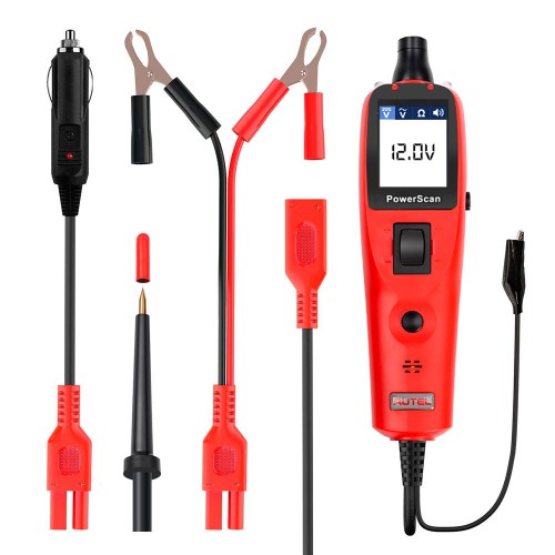 [UK/EU Ship] Autel PowerScan PS100 Electrical System Diagnosis Tool PowerScan PS100 Auto Circuit Battery Tester Easy to Read AVOme