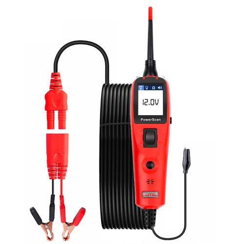 [UK/EU Ship] Autel PowerScan PS100 Electrical System Diagnosis Tool PowerScan PS100 Auto Circuit Battery Tester Easy to Read AVOme