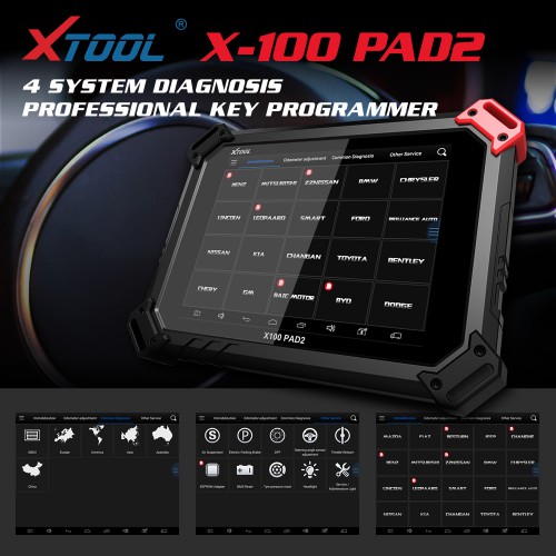 [UK Ship] XTOOL X-100 PAD2 Tablet Key Programmer Special Functions Expert Update Of X100 PAD