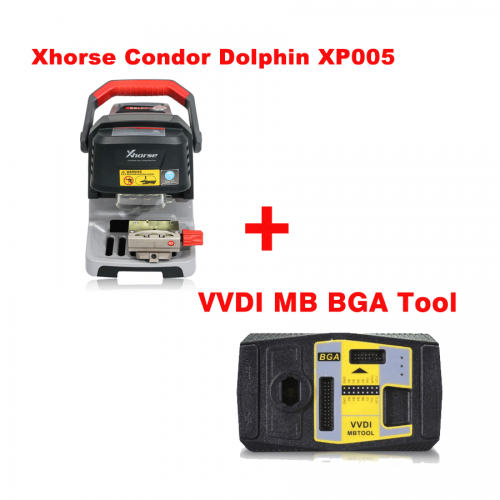 [UK/EU Ship] Xhorse Condor Dolphin XP005 Automatic Key Cutting Machine Plus VVDI MB Tool and 1 Year Unlimted Tokens