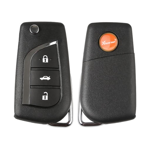 [UK Ship]Xhorse XNTO00EN Toyota Style Wireless Universal Remote Key 3 Buttons 5pcs/lot