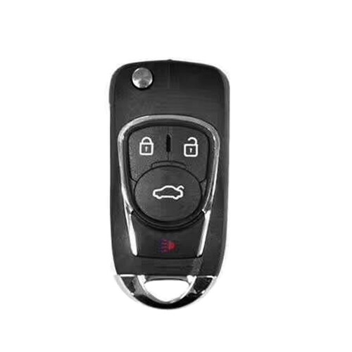 XHORSE XNBU02EN Wireless Universal Remote Key Buick Style Flip 4 Buttons Remotes 5pcs/lot