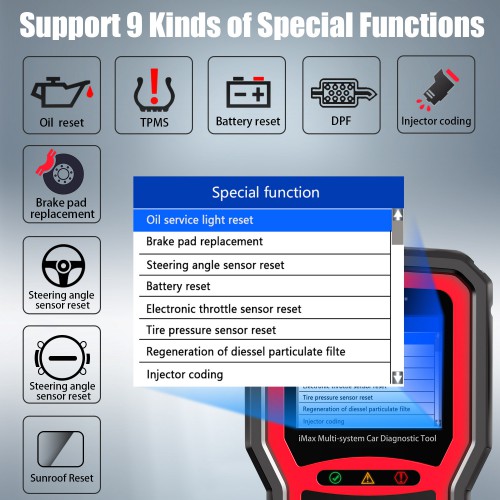 VIDENT iMax4302 BMW Full System Diagnostic Tool with 9 Special Functions