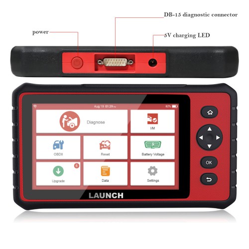 Launch X431 CRP909 OBD2 All Makes All Systems Diagnostic Tool with 15 Special Reset Function
