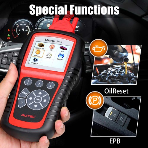 100% Original Autel Diaglink Full Systems Diagnostic Scanner DIY Version of MD802 for Family DIYers