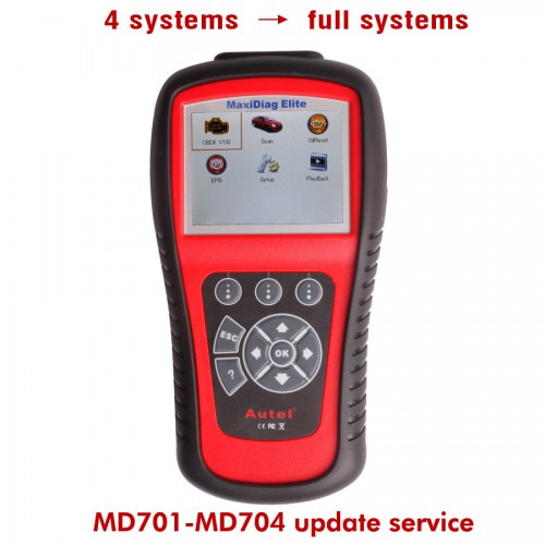 MD701/MD702/MD703/MD704 One Year Update Service for 4 Systems to Full Systems