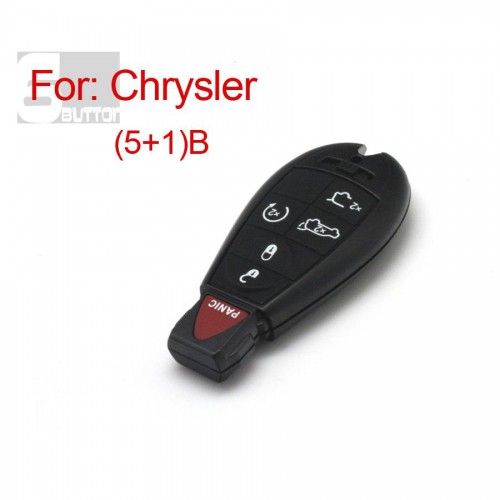 Smart Key Shell 5+1 Button For Chrysler
