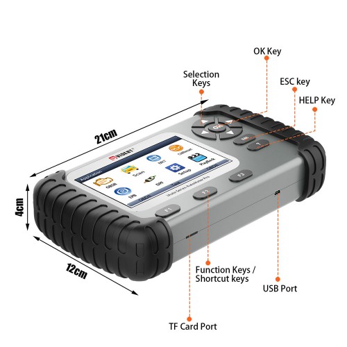 [UK/EU Ship] VIDENT iAuto708 Full System All Make Scan Tool OBDII Scanner OBDII Diagnostic Tool