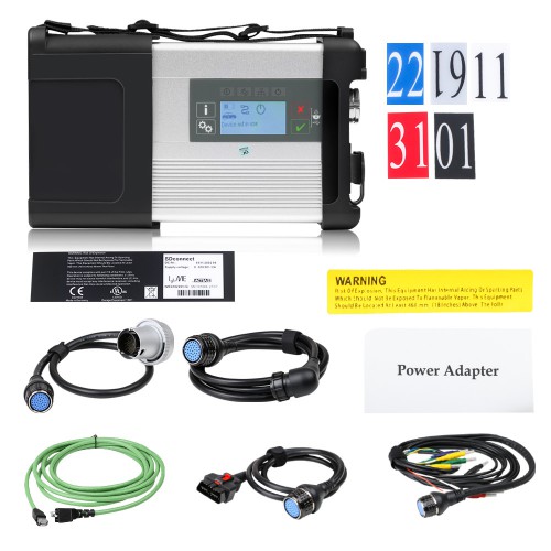 MB SD Connect Compact 5(Update of SD C4) Star Diagnosis for Benz Cars Trucks WiFi Version without Software HDD
