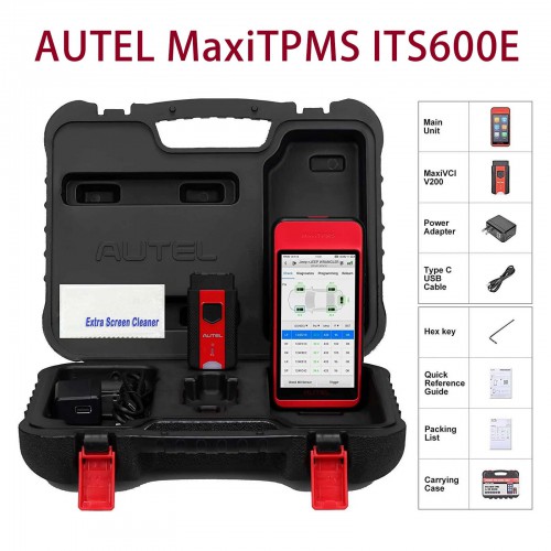 [UK Ship No Tax] Autel MaxiTPMS ITS600E TPMS Relearn Tools TPMS Programming Tool Activate/Relearn All Sensors TPMS Diagnostics 4 Reset Functions