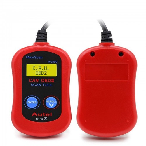 Autel MaxiScan MS300 Universal OBD2 Scanner Car Code Reader, Turn Off Check Engine Light, Read & Erase Fault Codes