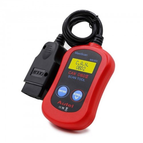 Autel MaxiScan MS300 Universal OBD2 Scanner Car Code Reader, Turn Off Check Engine Light, Read & Erase Fault Codes