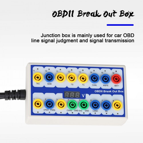 [UK Ship] VXScan OBDII Protocol Detector & Break Out Box