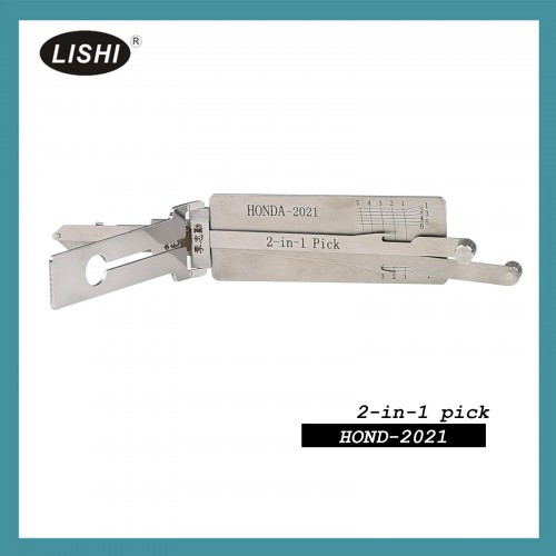 LISHI HONDA2021 Vertical Milling Latest Honda Thin Key 2-in-1 Tool