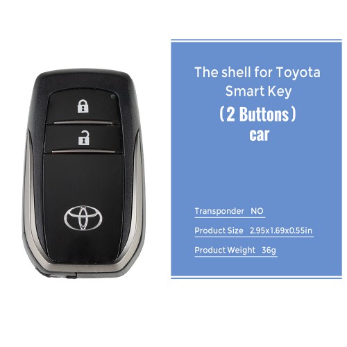 VVDI Toyota Smart Sub-Case 1690 Highlander 2 Button 5PCS/lot