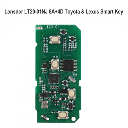 2023 Lonsdor LT20 LT20-04NJ 8A+4D Toyota & Lexus Smart Key PCB for K518/ KH100+ Series