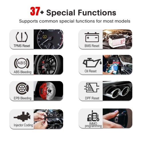 Launch X-431 PROS V5.0 Diagnostic Tool 37 Special Functions Diagnose TPMS Supports CANFD and DOIP