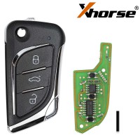 [EU Ship] Xhorse XKLKS0EN Wire Remote Key Lexus 3 Buttons English 5pcs/lot
