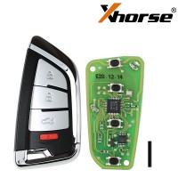 XHORSE XSKF20EN Knife Style Universal XS Series Smarty Remote With 4 Buttons 5pcs