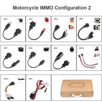 Obdstar Motorcycle IMMO Accessories Kits Configuration 2 Work together with Obdstar x300 DP Plus/ DP/ Pro4