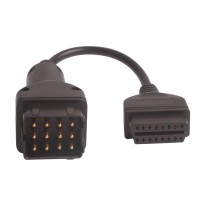 Renault 12Pin to OBD2 Female Connector Adapter