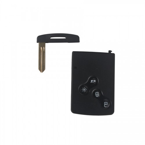 half smart remote key 4buttons 433 mhz PCF7941(After market) sliver logo for Renault Koleos