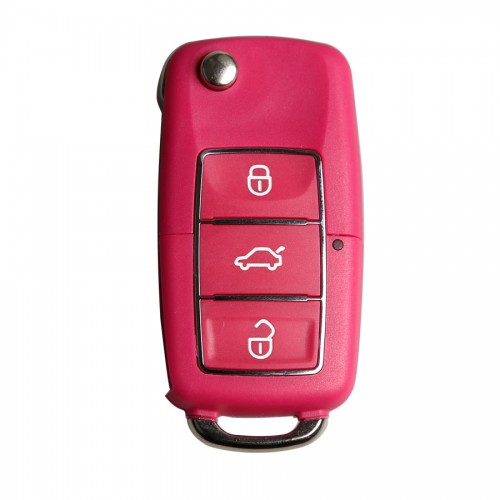 B5 Type Remote Key Shell 3 Buttons With Waterproof(Red) for Volkswagen 5pcs/lot