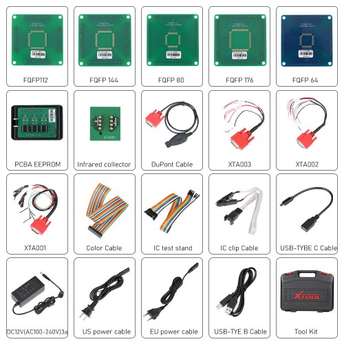 [UK/EU Ship] XTOOL KC501 Mercedes Infrared Key Programming Tool Support MCU/EEPROM Chips Reading&Writing Work with Xtool X100 PAD3/A80 H6