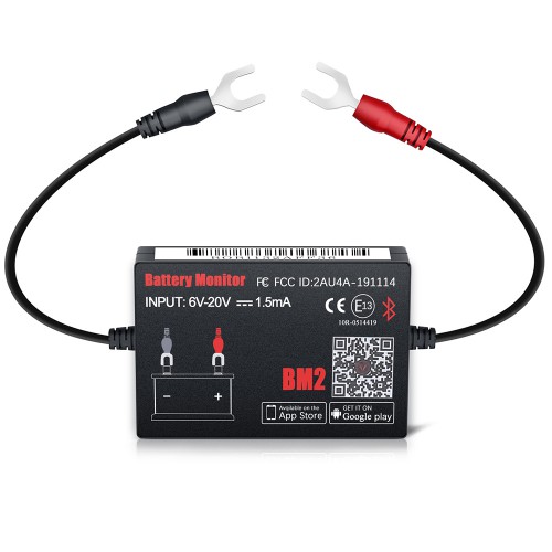 [UK Ship]QUICKLYNKS Battery Monitor BM2​​  Bluetooth 4.0 Device Car 12V Battery Tester
