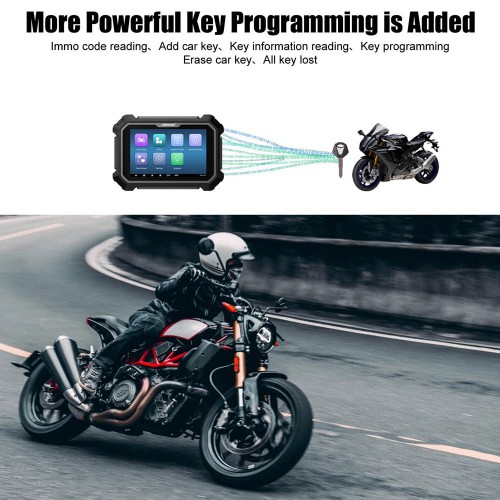 OBDSTAR MS80 Moto Diag Motorcycle Snowmobile ATV UTV Diagnostic Tool Supports IMMO Key Programming and ECU Tuning