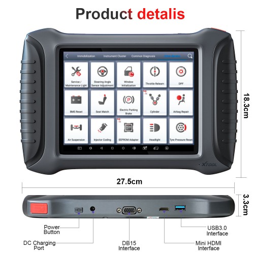 2022 XTOOL X100 PAD3 X100 PADIII Key Programmer With KC100 with 2 Years Free Update