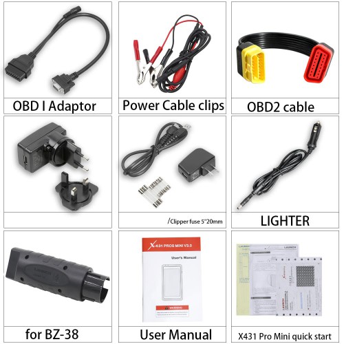 [UK/EU Ship] Original Launch X431 Pros Mini Full System Auto Diagnostic Tool with 31+ Special Functions and Active Test