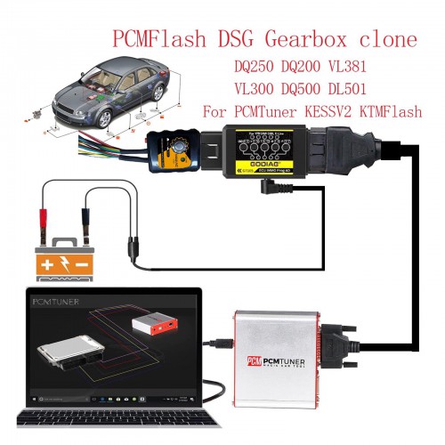 [828 Crazy Sale] GT107 DSG Gearbox Data Read/Write Adapter for DQ250, DQ200, VL381, VL300, DQ500, DL501 plus GT105 ECU IMMO Kit Plus