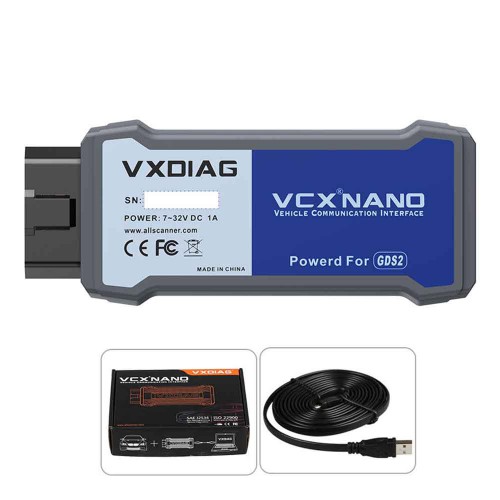[UK/EU Ship] VXDIAG VCX NANO for GM/OPEL V21.0.01501 / 2020.4 Tech2WIN 16.02.24 Diagnostic Tool