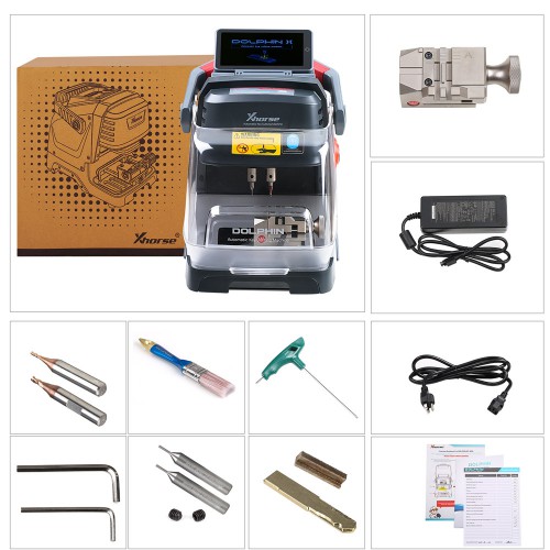 [Bundling Price] Xhorse Dolphin II XP005L Key Cutting Machine PLUS VVDI Key Tool Plus Pad (Completed Two Sets)