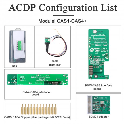 [NO TAX] Yanhua Mini ACDP Key Programming Master Full Package with Total 12 Authorizations