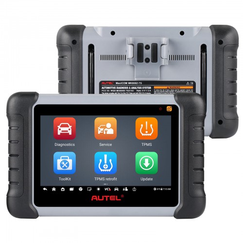 Autel MaxiCOM MK808S-TS TPMS Scanner Complete TPMS Check/Activate/Relearn Services MX-Sensors Programming Full Systems Diagnostic Active Test