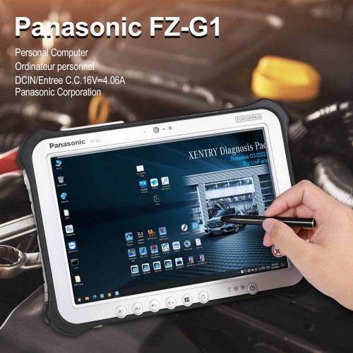 [Ready to use] Super MB Pro M6+ with 2023.09 Xentry SSD and Second-hand Panasonic FZ-G1 I5 Tablet 8G Full configuration