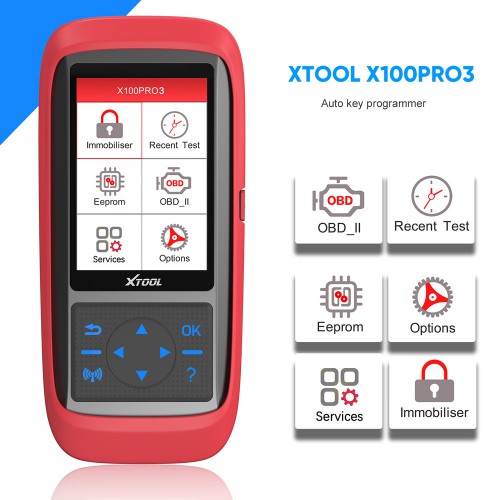 XTOOL X100 PRO3 Professional Car Key Programmer with Lifetime Free Update Online