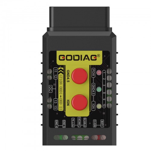 Godiag GT108 Super OBDI-OBDII Universal Conversion Adapter For Cars, SUVs, Trucks, Tractors, Mining Vehicles, Generators, Boats, Motorcycles