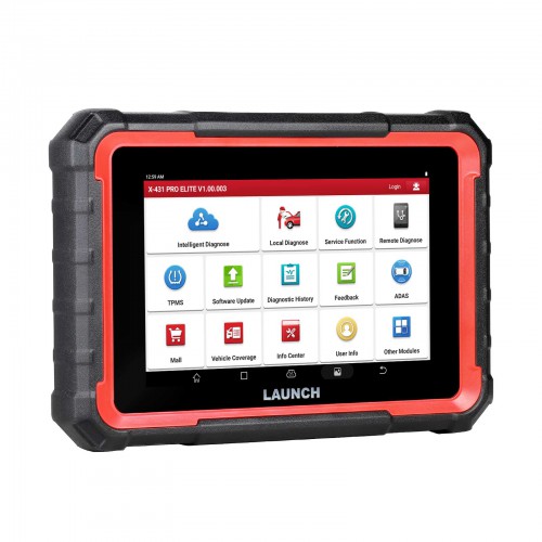 Launch X431 Pro Elite Bi-directional Diagnostic Tool Supports 32+ Special Functions CAN FD DoIP Protocols ECU Online Coding Tool