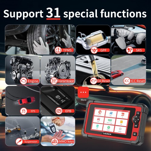 2 Year Free Update Global Version LAUNCH X431 CRP919E Full System Car Diagnostic Tools with 31+ Reset Service Auto OBD OBD2 Code Reader Scanner